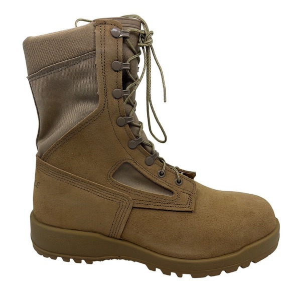 Belleville Steel Toe Boot Mens 12W Tan New Hot Weather Desert Military 300DES ST main image 10